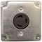 Ac Works Locking Receptacle, L5-30R, 30 A, 125V AC, 2 Pole, Flush Mount, Black FML530R - alternate 4